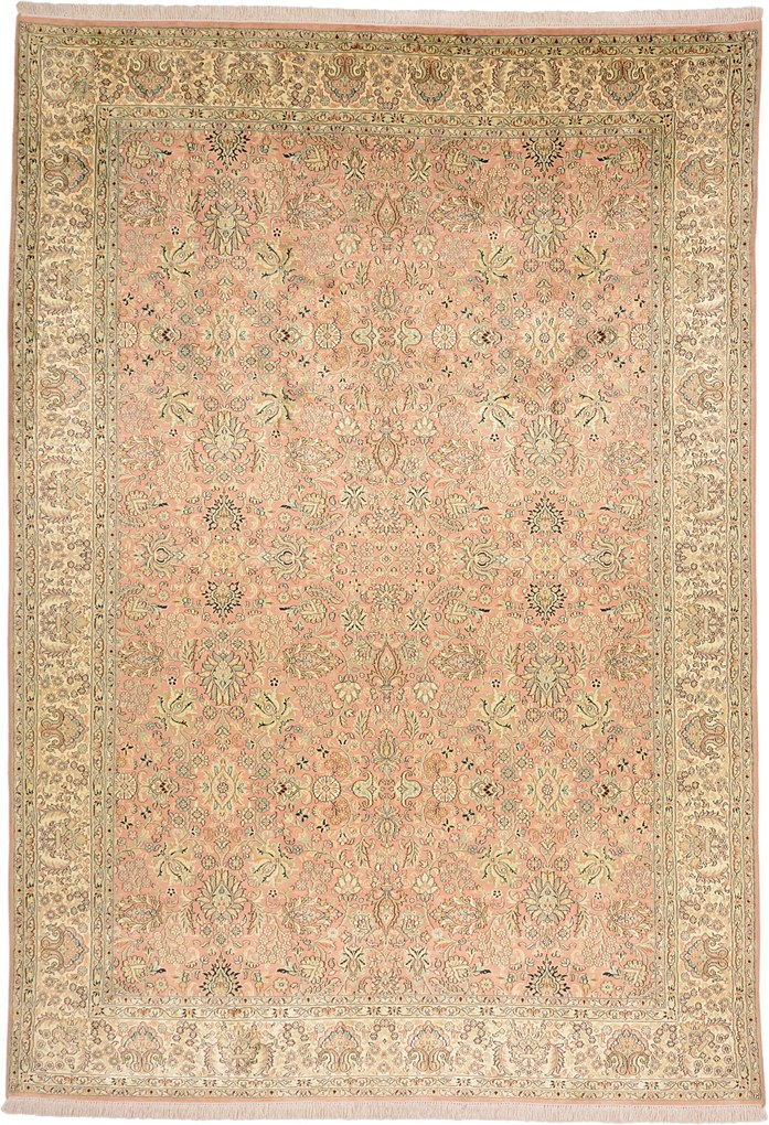 Cashmere Silk Tappeto 220x310 (Indian) Annodato A Mano