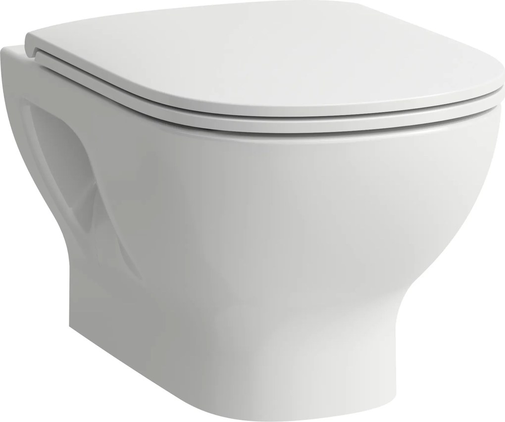 Laufen Lua vaso wc sospeso senza brida bianco lucida H8200810000001