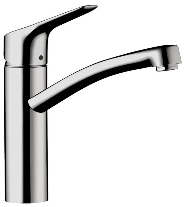 Rubinetto da cucina fisso MySport M argento cromato satinato HANSGROHE