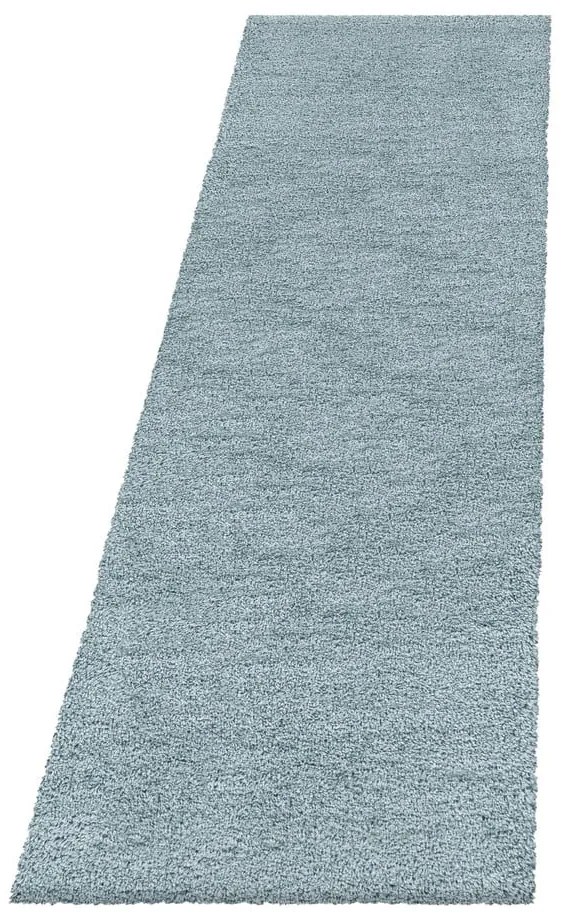 Passatoia blu 80x250 cm Fluffy - Ayyildiz Carpets