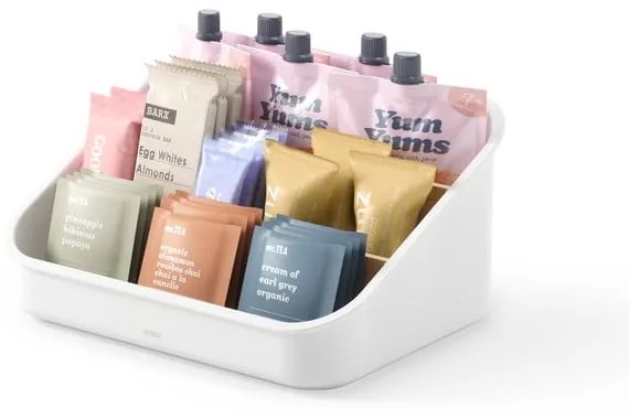 Organizer da bagno in plastica bianca per cosmetici Bellwood - Umbra