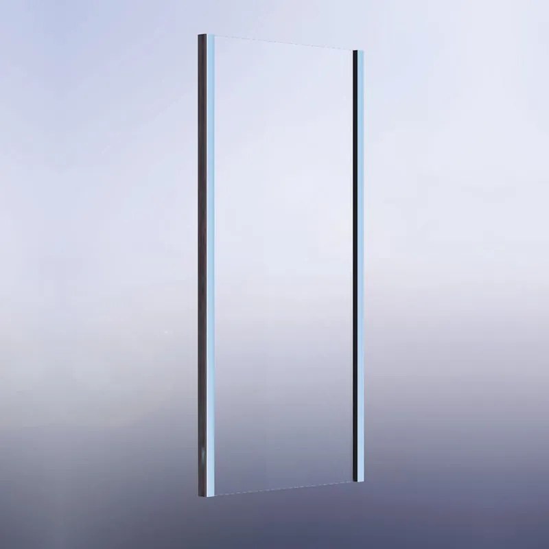 Lato fisso per box doccia Namara L 90 x H 195cm, Sp. 8 mm vetro vetro senza finitura / trasparente profilo in alluminio argento anodizzato