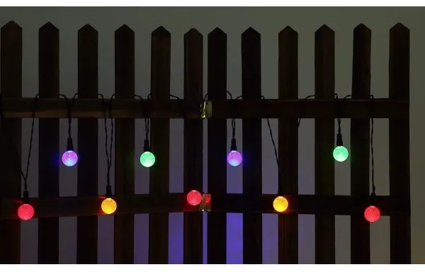 Globo 36352-20 - LED RGB Solare catena 20xLED/0,06W/3V 770 cm IP44