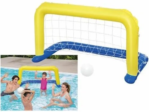 Rete da pallanuoto porta gonfiabile con rete in nylon 142xH76 cm Bestway 52123
