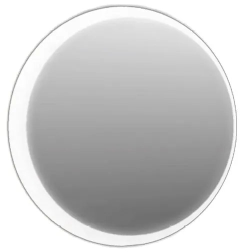 Specchio con illuminazione integrata completo di faretto bagno tondo L 70 x H 70 x P 2.5 cm