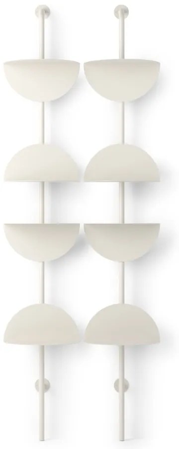 Sistema di scaffalatura componibile bianco opaco in metallo 27x203,5x35 cm Solis – Umbra