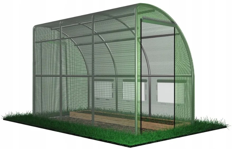 Mezzo giardino polytunnel 3 x 1,5 x 2 m