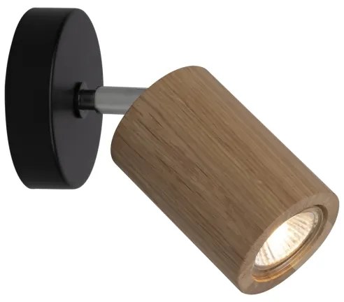 Spot-Light 3911174 - Faretto LED da parete MATTI 1xGU10/5W/230V rovere