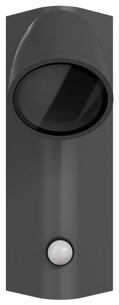 Applique da Esterno GU10 IP65 con Sensore Movimento AXIS - Grigia