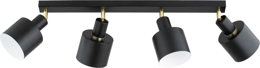 Faretto ZORENA 4xE27/15W/230V nero