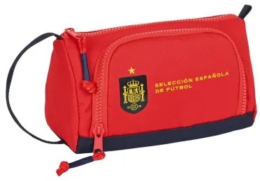 Astuccio Scuola RFEF Azzurro Rosso 20 x 11 x 8.5 cm (32 Pezzi)