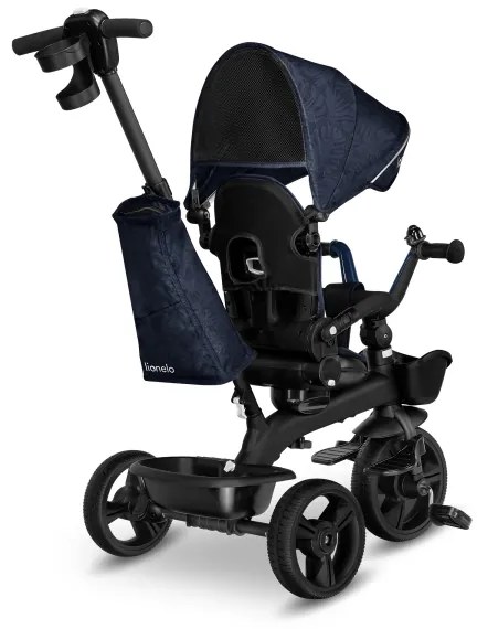 Lionelo - Triciclo KORI per bambini Blu navy