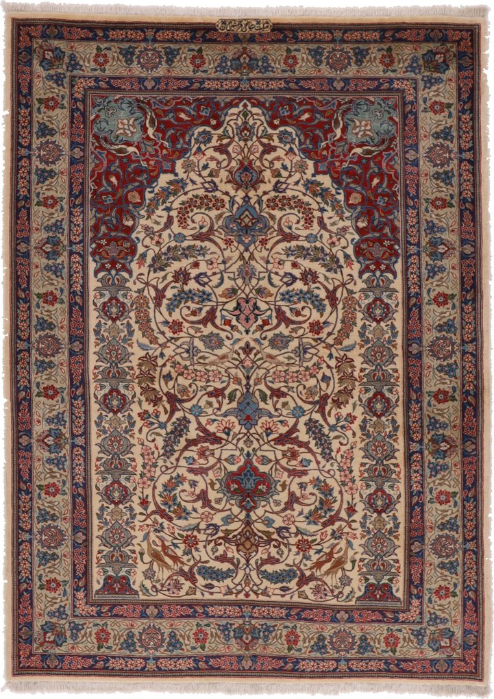Sarouk Tappeto 150 x 210 (Iran) Annodato A Mano