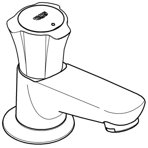 GROHE 20404001 - Valvola da incasso COSTA L DN 15, cromo lucido