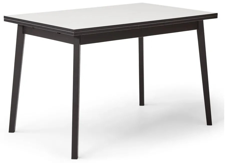 Tavolo da pranzo pieghevole bianco e nero in rovere Hammel , 120 x 80 cm Single - Hammel Furniture