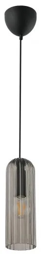 Nordlux - Lampada a sospensione su cavo MIELLA 1xE27/25W/230V fumé