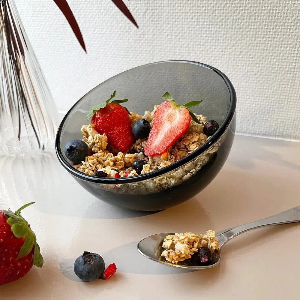 Ciotola in vetro antracite La Rochère Bubble - La Rochére