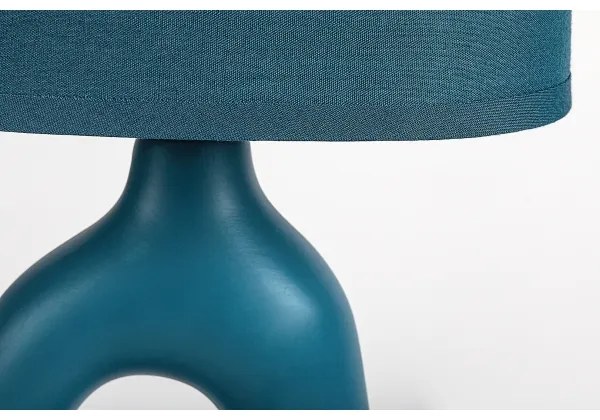 Rabalux 74072 - Lampada da tavolo SYLIRA 1xE14/40W/230V blu