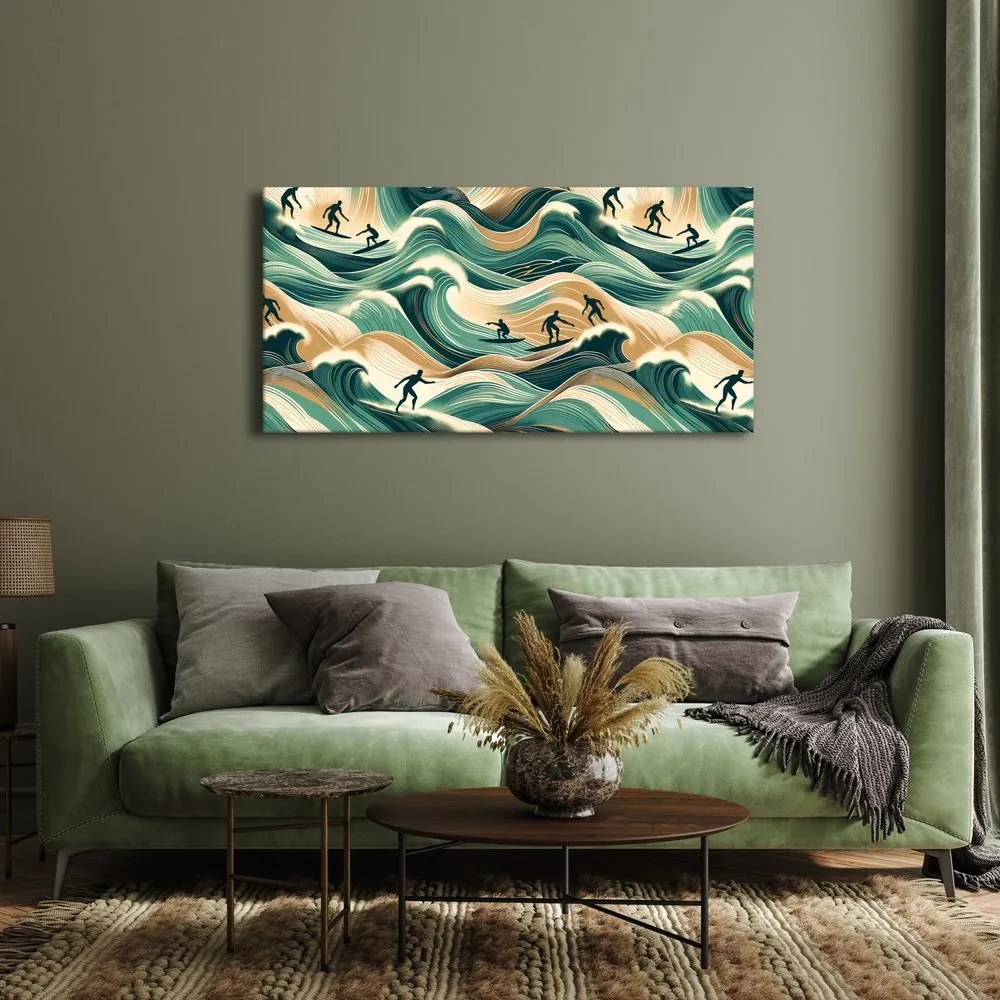 Quadro su tela – Sport sulle onde dell’oceano
