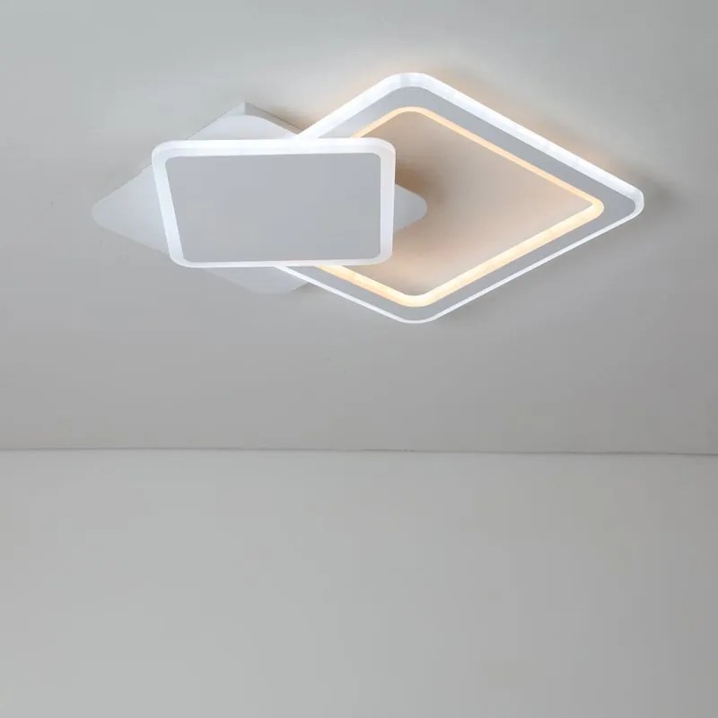 Plafoniera LED design Mila, bianco, 2929 lumen