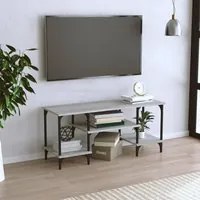 Mobile Porta TV Grigio Sonoma 102x35x45,5 cm Legno Multistrato 826333