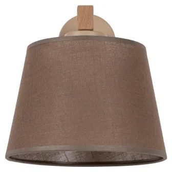 Brilagi - Lampada da parete LATTE SABIA 1xE27/15W/230V pino/marrone