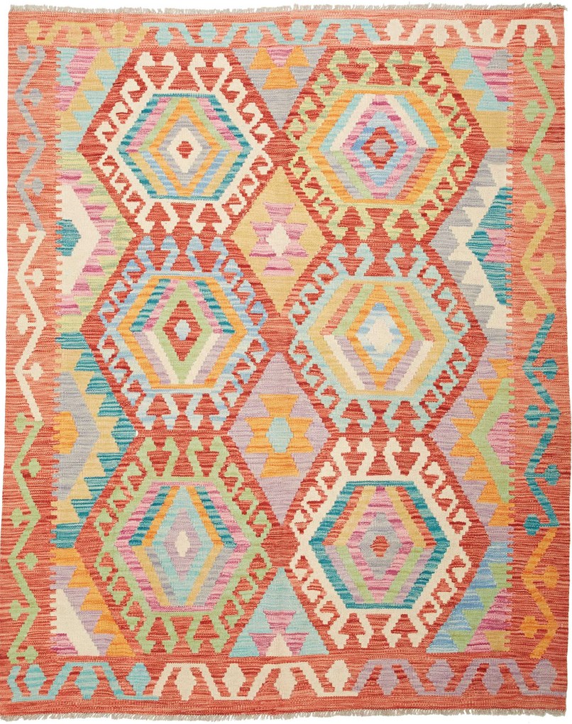 Kilim Tappeto 150x190 (Pakistan) Tessuto A Mano