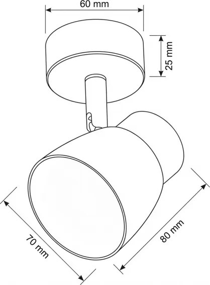 Brilagi - Faretto LED RGBW dimmerabile NUGGET 1xGU10/6W/230V nero/oro
