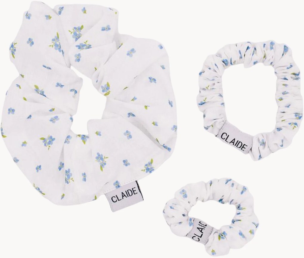 Set di 3 elastici in cotone Soft Bloom