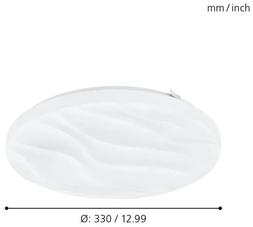 Eglo 99343 - Plafoniera LED BENARIBA LED/14,6W/230V