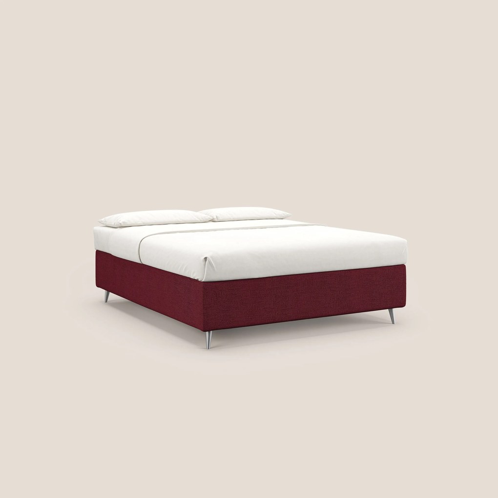 Febe sommier compatto con grande capienza del contenitore in tessuto impermeabile T03 rosso