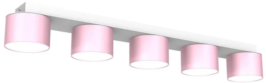Plafoniera DIXIE 5xGX53/11W/230V rosa