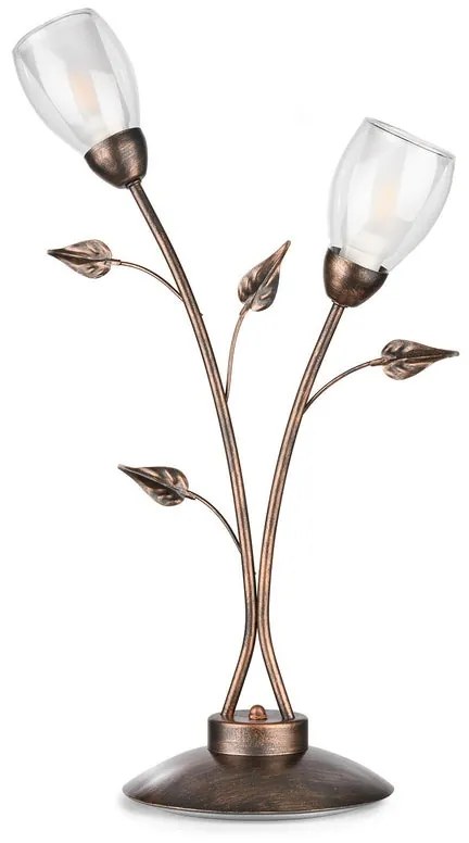 Lampada da tavolo LUME GRANDE LILIANA COL. NERO E14