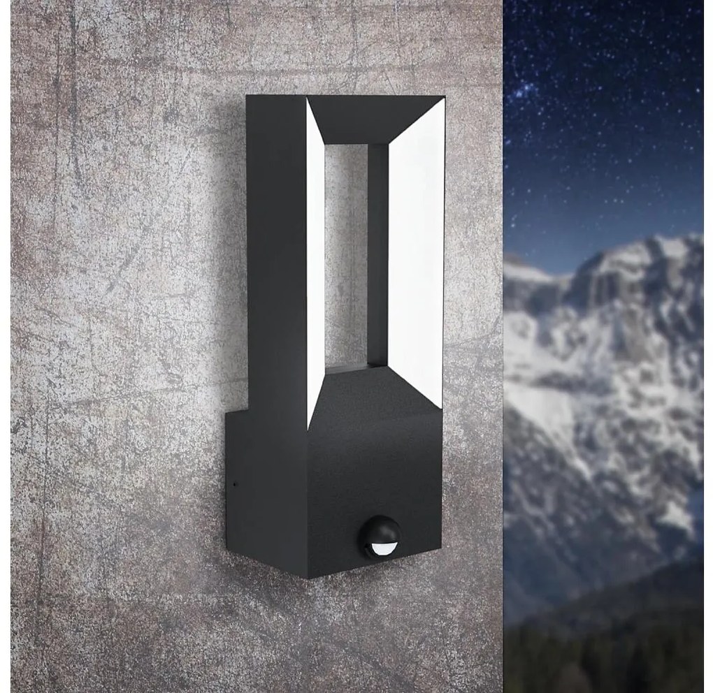 Eglo 98726 - Lampada LED da esterno con sensore RIFORANO 2xLED/5W/230V IP44