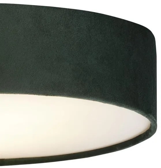 Searchlight 23298-2GR - Plafoniera DRUM PLEAT 2xE27/15W/230V verde