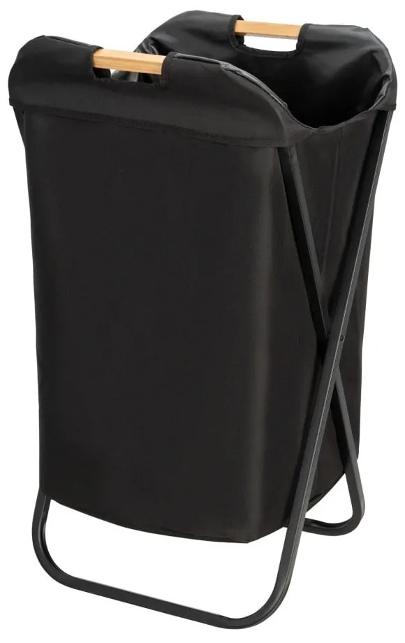 Cestino pieghevole nero per la biancheria Loft - Wenko