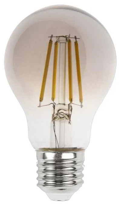 Lampada LED E27 6W a Filamento A60, No Flickering - Serie DarkLight Colore  Bianco Naturale 4.000K