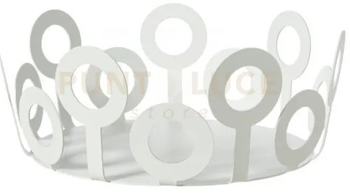 Centrotavola piccolo bollicine bianco marmo