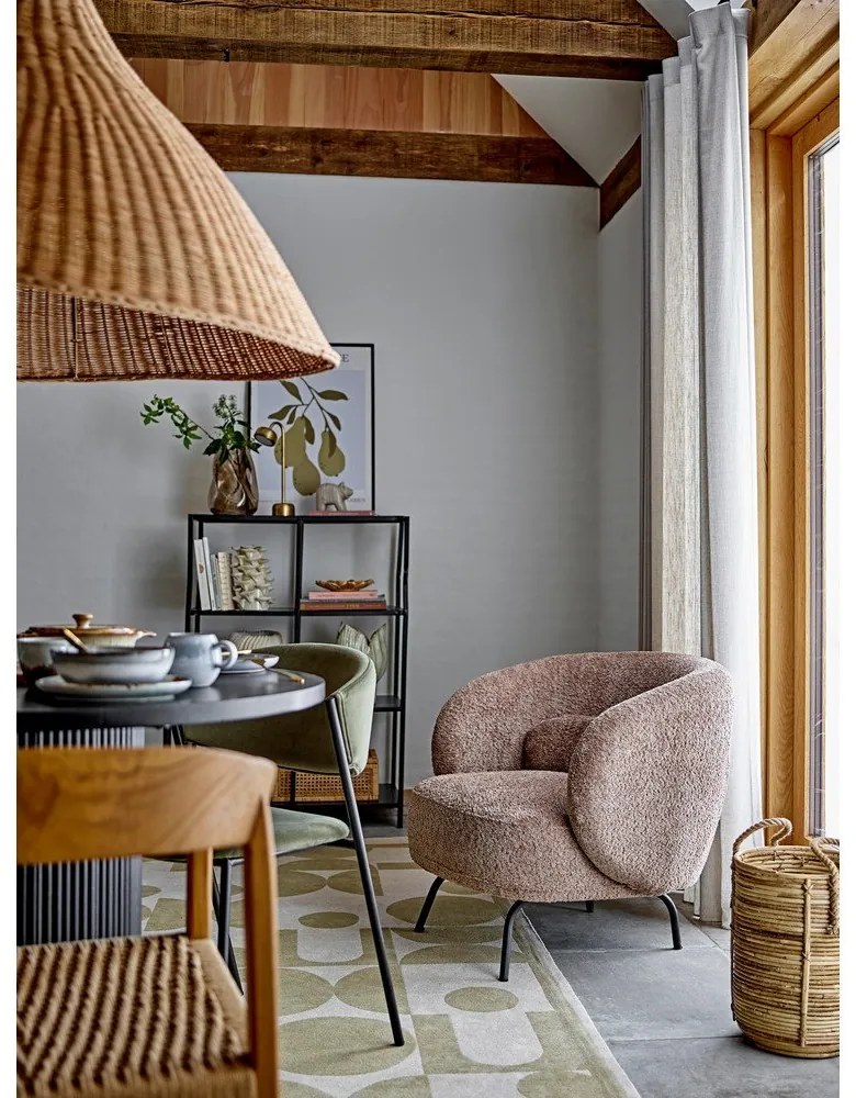 Lampada da tavolo a LED dimmerabile in oro con paralume in metallo (altezza 35,5 cm) Niko - Bloomingville