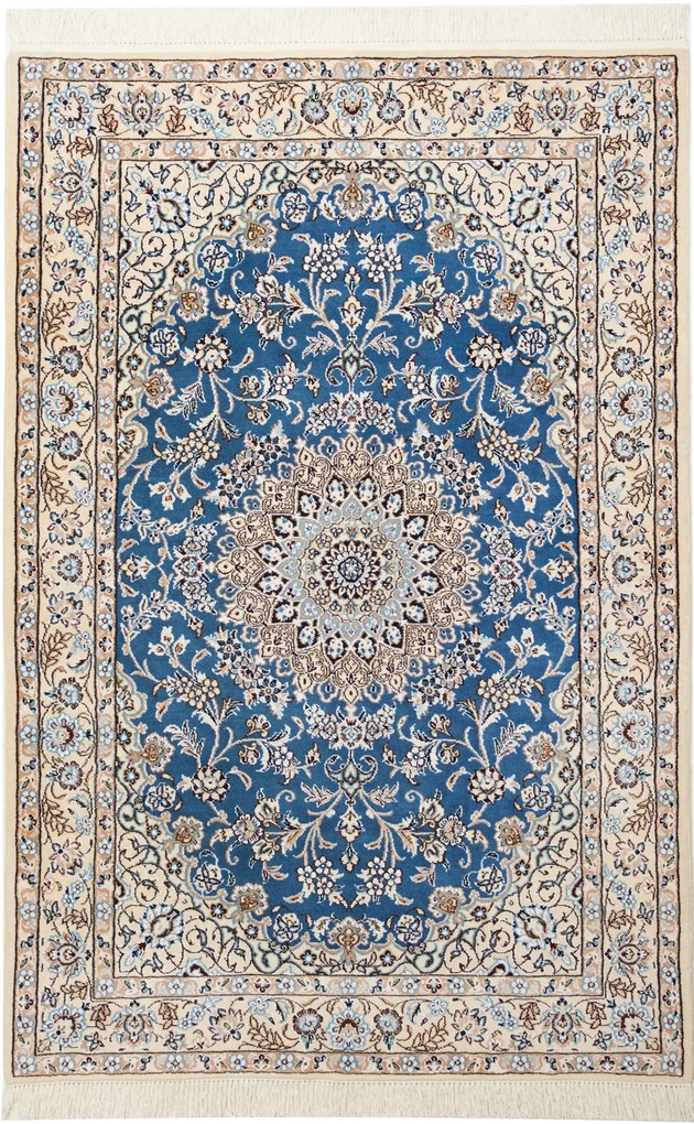 Nain Tappeto persiano 100x150 (Iran) Annodato A Mano