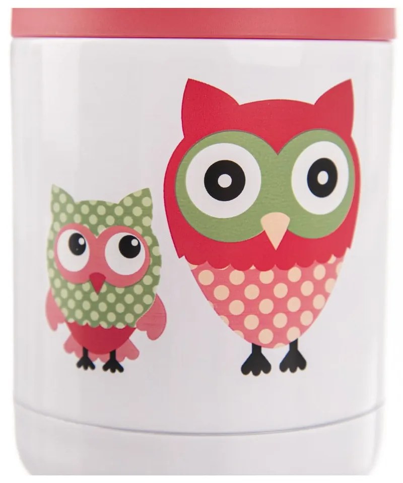 Thermos rosso e bianco per bambini 480 ml Sova - Orion