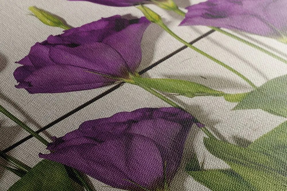 Stampa su tela – Splendidi fiori viola