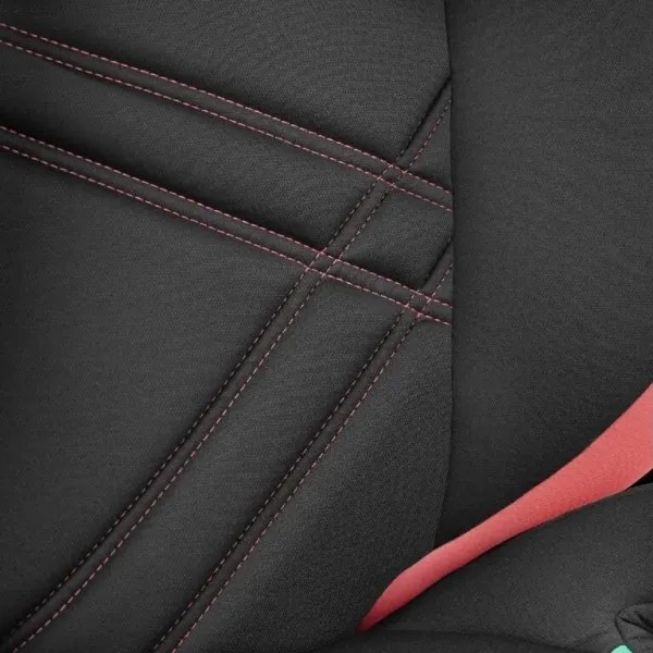 Lionelo - Seggiolino auto HUGO i-Dimensioni 100-150 cm nero/rosa