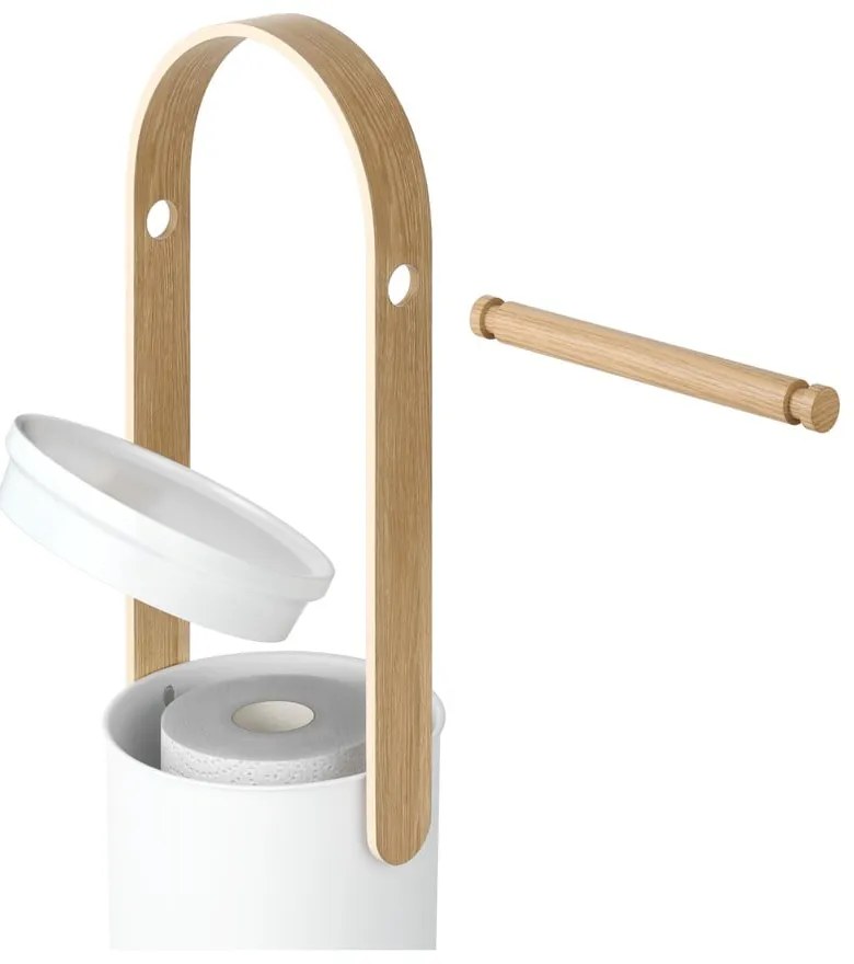 Porta carta igienica bianco in plastica Bellwood – Umbra