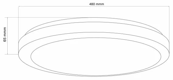 Plafoniera LED dimmerabile MARIAN LED/72W/230V 3000-6000K + +TC