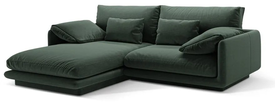 Divano angolare verde scuro (angolo sinistro) Torino - Micadoni Home