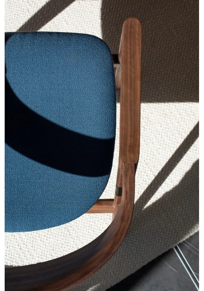 Sedia da pranzo blu/marrone Muna – Gazzda