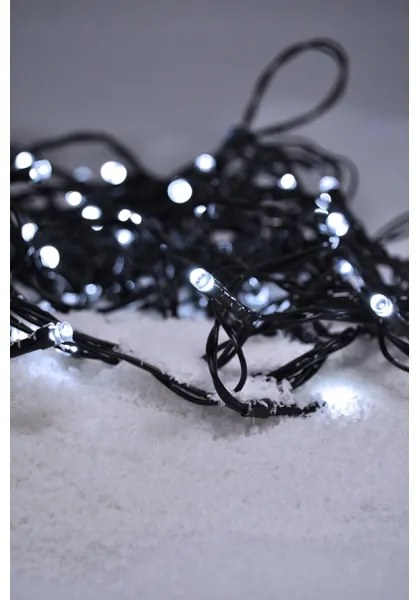 Solight 1V06-W-LED Catena natalizia da esterno 200xLED/8 funzioni 15m IP44 bianco freddo
