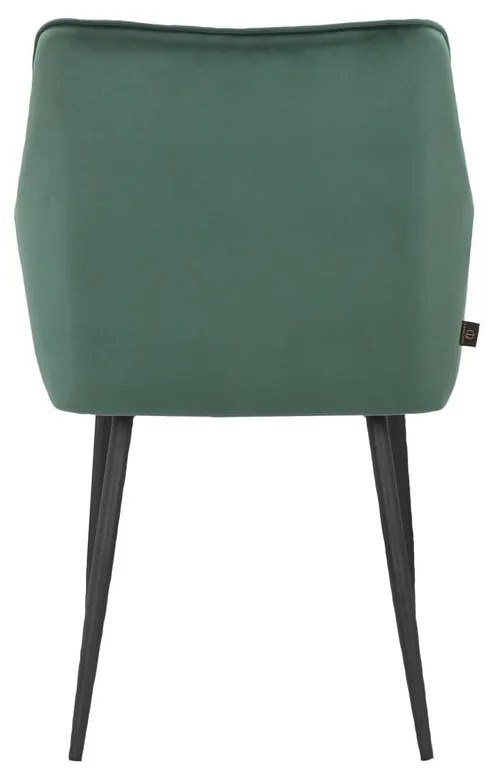 Set di sedie da pranzo verde in imbottito 2 pz Elvira – Støraa