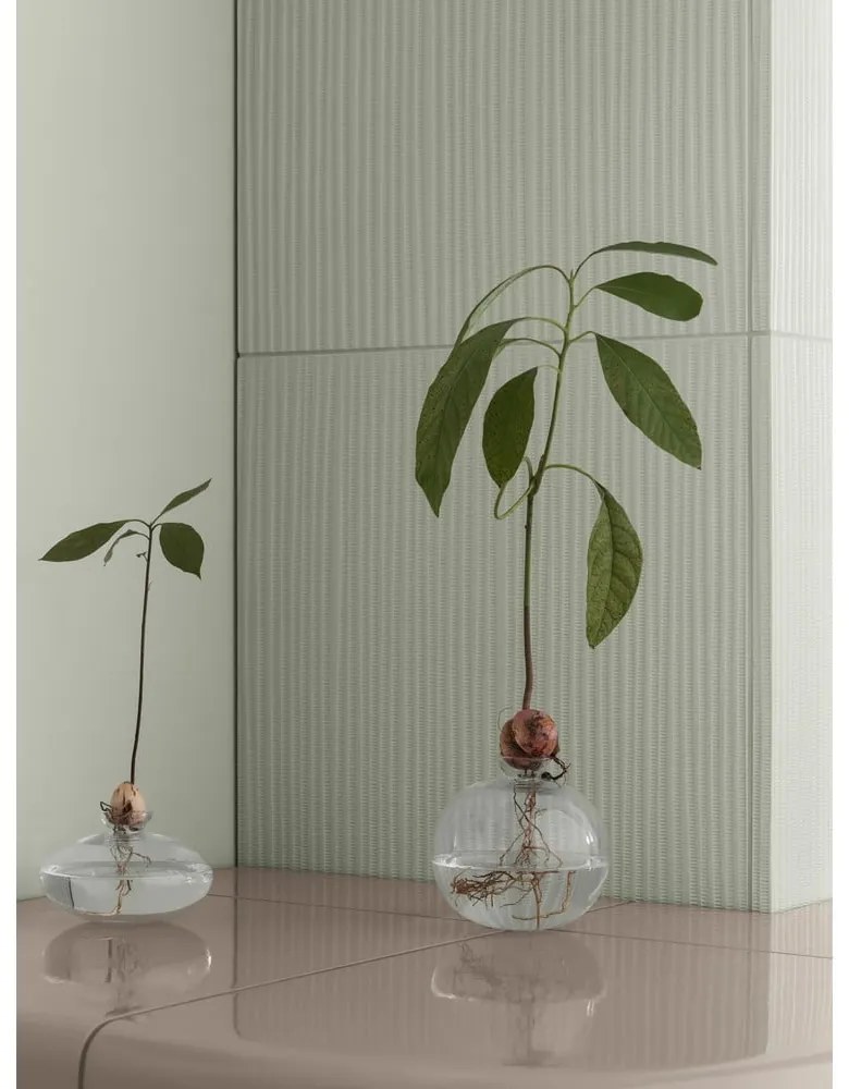 Vaso in vetro fatto a mano (altezza totale 9 cm) Avo – Blomus